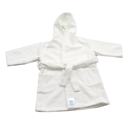 Halat de baie Premium, Alb, 1-2 ani, Baltic Bebe 508004