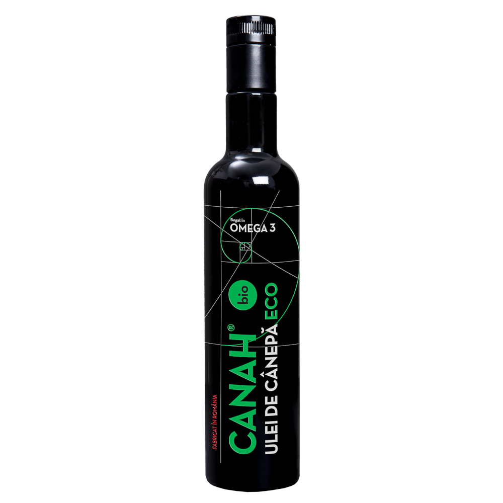 Ulei Bio de canepa, 500 ml, Canah