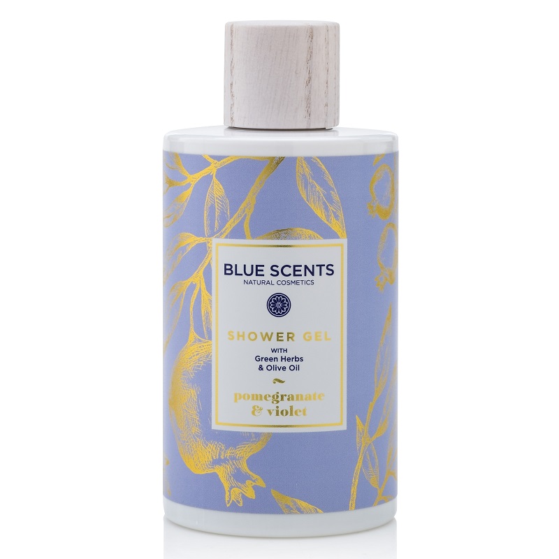 Gel de dus Pomegranate & Violet, 300 ml, Blue Scents