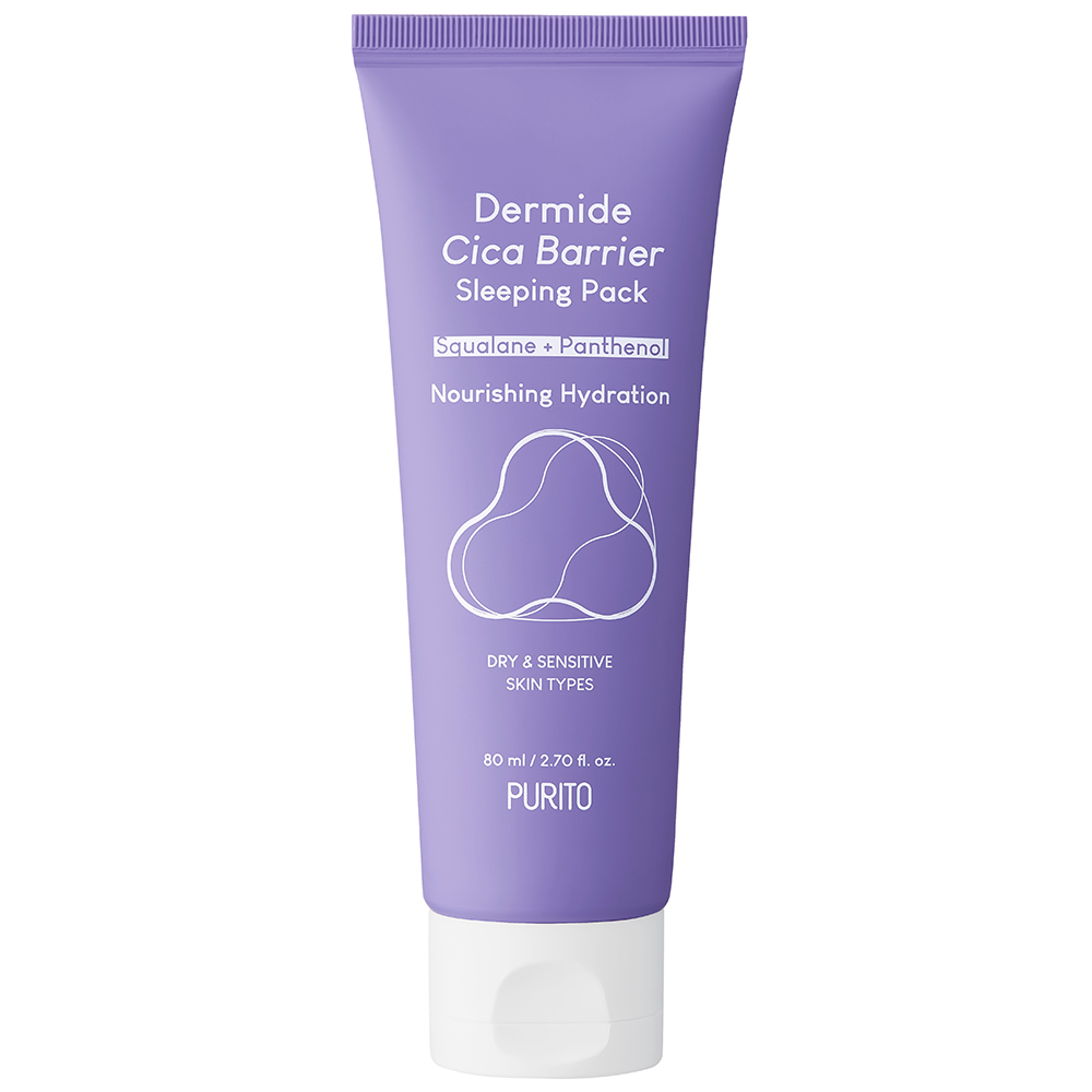 Crema de fata pentru noapte Dermide Cica Barrier, 80 ml, Purito