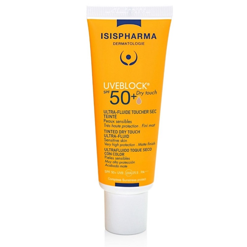 Fluid ultra protector nuantator SPF 50+ Dry Touch UVEBLOCK, 40 ml, Medium, IsisPharma