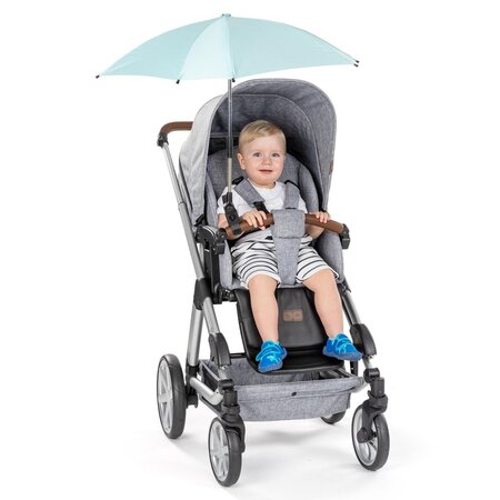 Umbreluta de soare ajustabila cu protectie solara UV 50+, pentru carucior bebelusi, ShineSafe Mint, Reer 508798