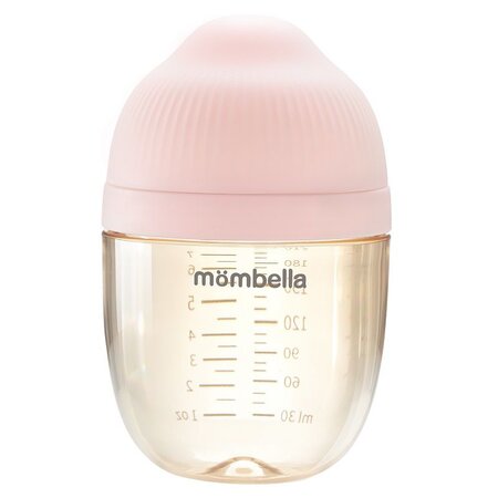 Biberon Anticolici Breast-Like, Old Roze, 210 ml, Mombella 508855