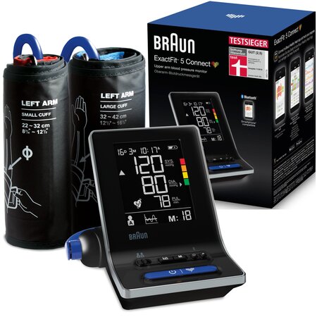 Tensiometru de brat  cu bluetooth ExactFit 5 Connect, BUA6520, Braun 683946