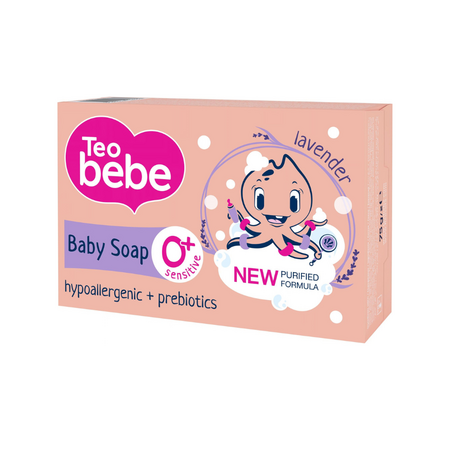 Sapun cu lavanda si vitamina E, 75 g, Teo Bebe