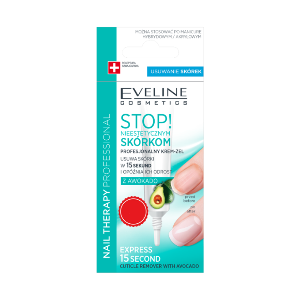 Tratament pentru indepartarea cuticulei Nail Therapy, 12 ml, Eveline Cosmetics