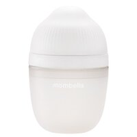 Biberon Anticolici Breast-Like, 100% Silicon, Ivory, 210 ml, Mombella