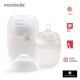 Biberon Anticolici Breast-Like, 100% Silicon, Ivory, 210 ml, Mombella 508914