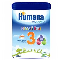 Formula de lapte pentru copii de varsta mica Formula 3 Piccoli Eroi, 1 an+, 800 gr, Humana