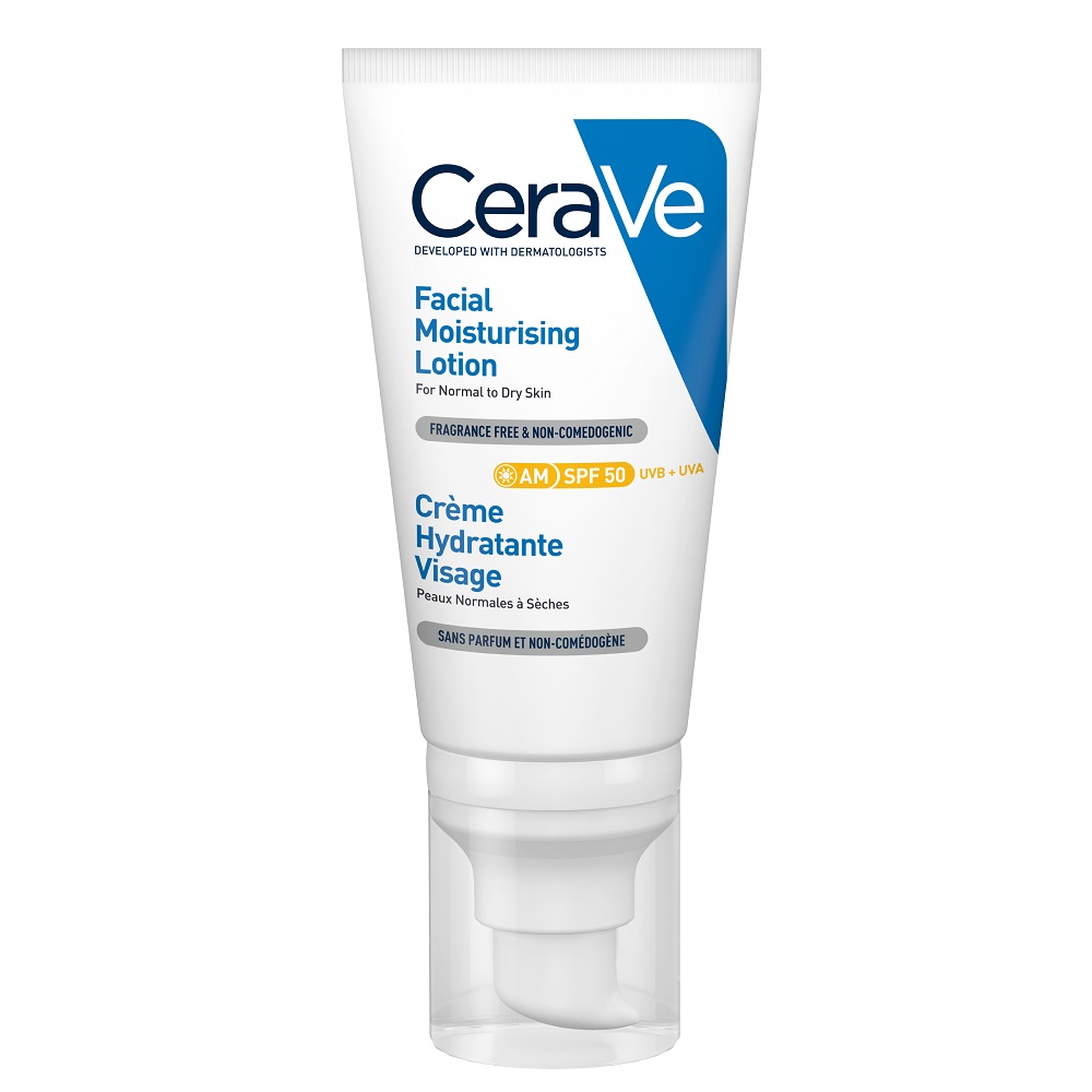 Crema hidratanta pentru  fata SPF 50, 52 ml, CeraVe