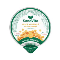 Pasta vegetala din mazare galbena, 100 g, Sanovita