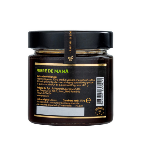 Miere de mana Albina Carpatina, 270 g, Apicola 816963