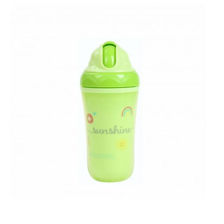 Pahar izoterm cu pai, 6 Luni+, 250 ml, BabyNova 509374