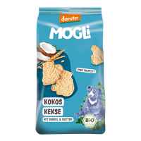 Biscuiti cu cocos bio, 125 gr, Ursuleti, Mogli