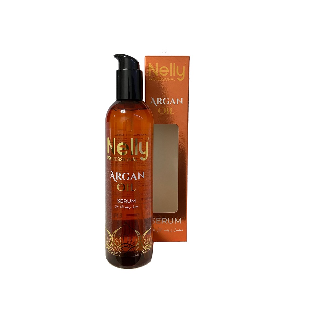 Serum cu ulei de argan, 300 ml, Nelly Professional