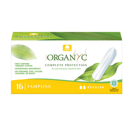 Tampoane Regular din bumbac organic
