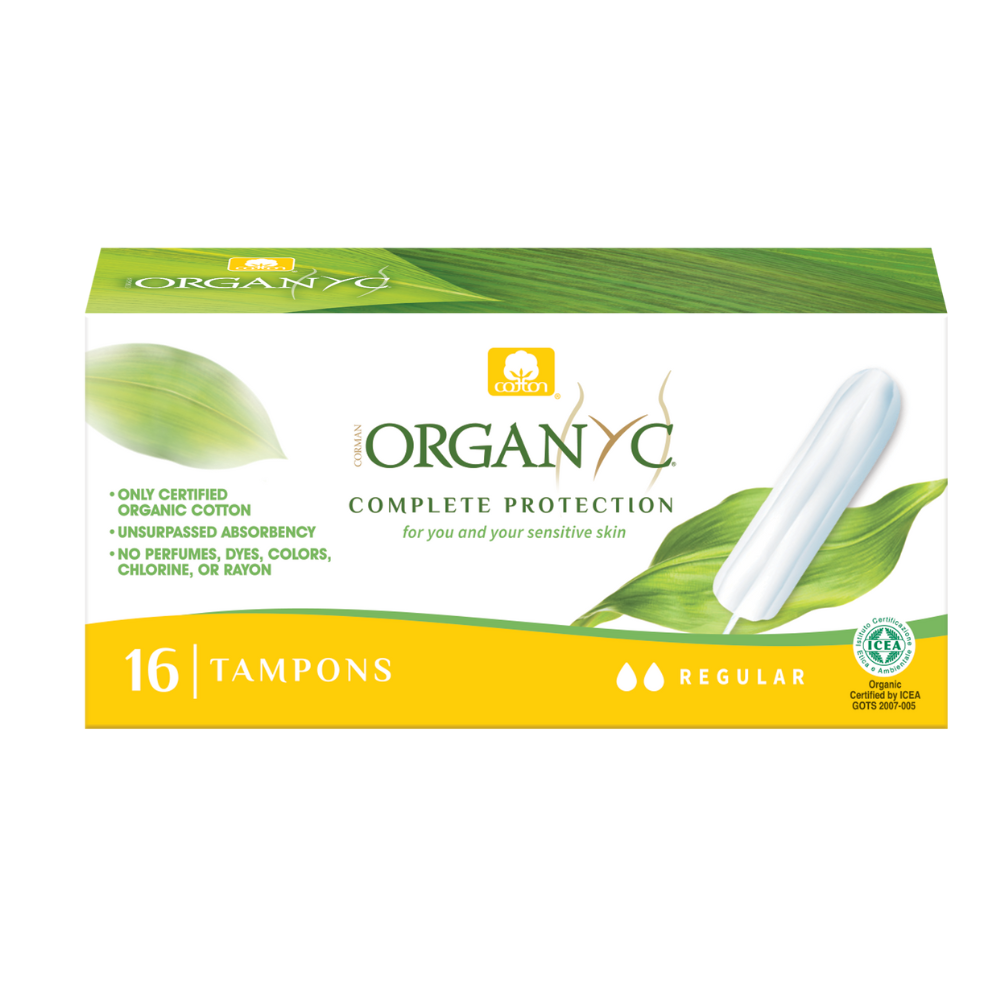 Tampoane Regular din bumbac organic, 16 bucati, Organyc