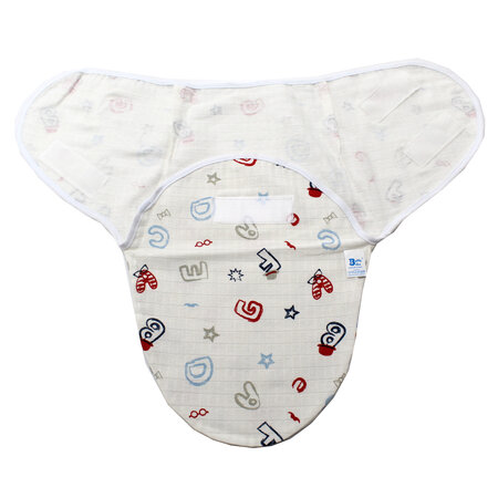 Sistem de infasat din muselina flausata, 3-6 luni, 2 bucati, Baltic Bebe 645257
