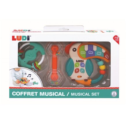 Set jucarii muzicale Tucan, +10 luni, Ludi 509559