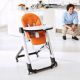 Scaun de masa 2 in 1 Siesta Follow Me, Arancia, Peg Perego 518456