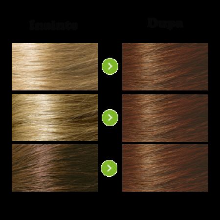 Vopsea de par fara amoniac, Copper Brown 4.6, 115 ml, Naturigin 571397