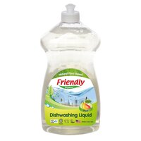 Detergent lichid manual pentru vase, Pere, 739 ml, Friendly Organic