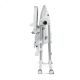 Scaun de masa 2 in 1 Prima Pappa Zero Follow Me, Linear Grey, Peg Perego 518511