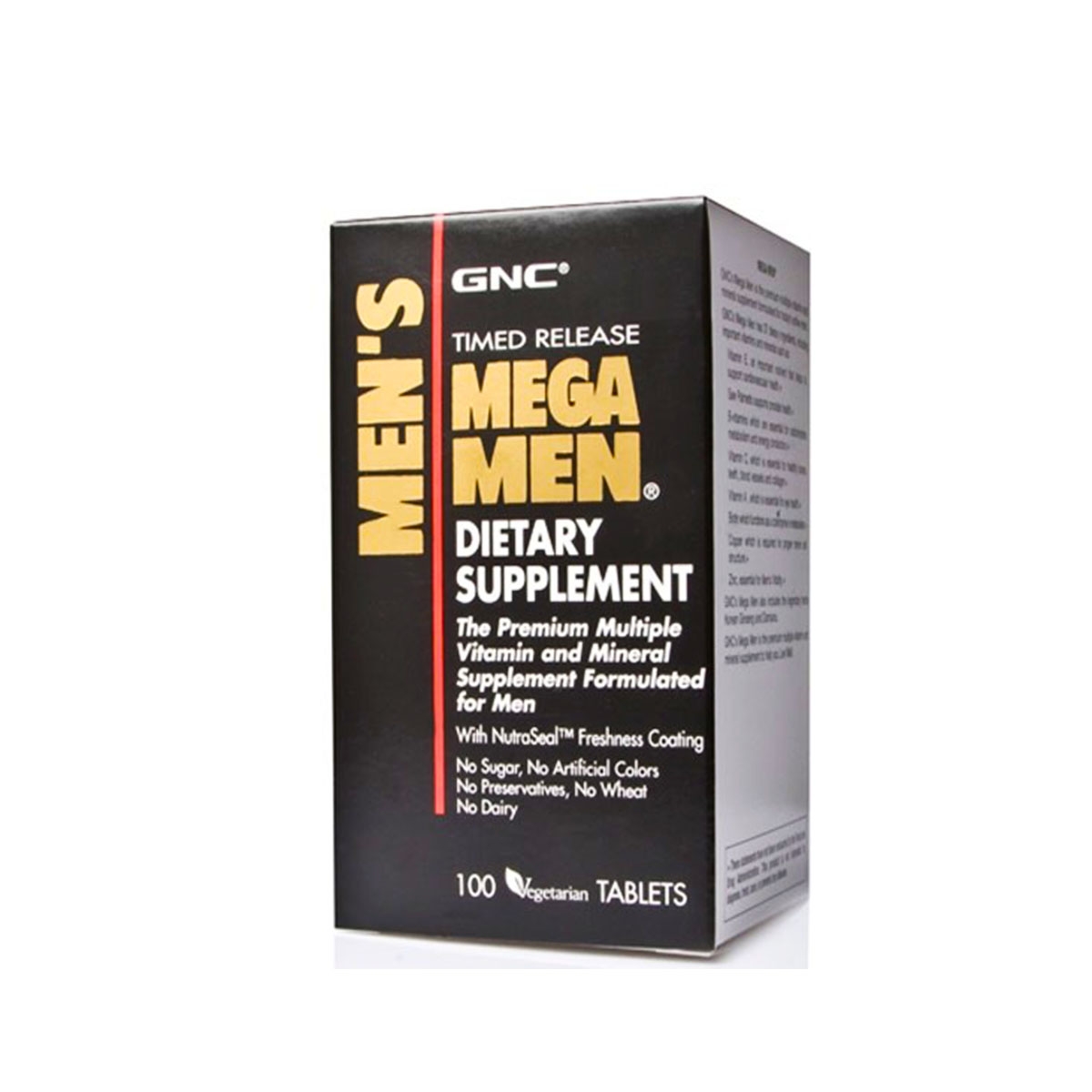 Complex de multivitamine pentru barbati Men's Mega Men, 100 tablete, GNC