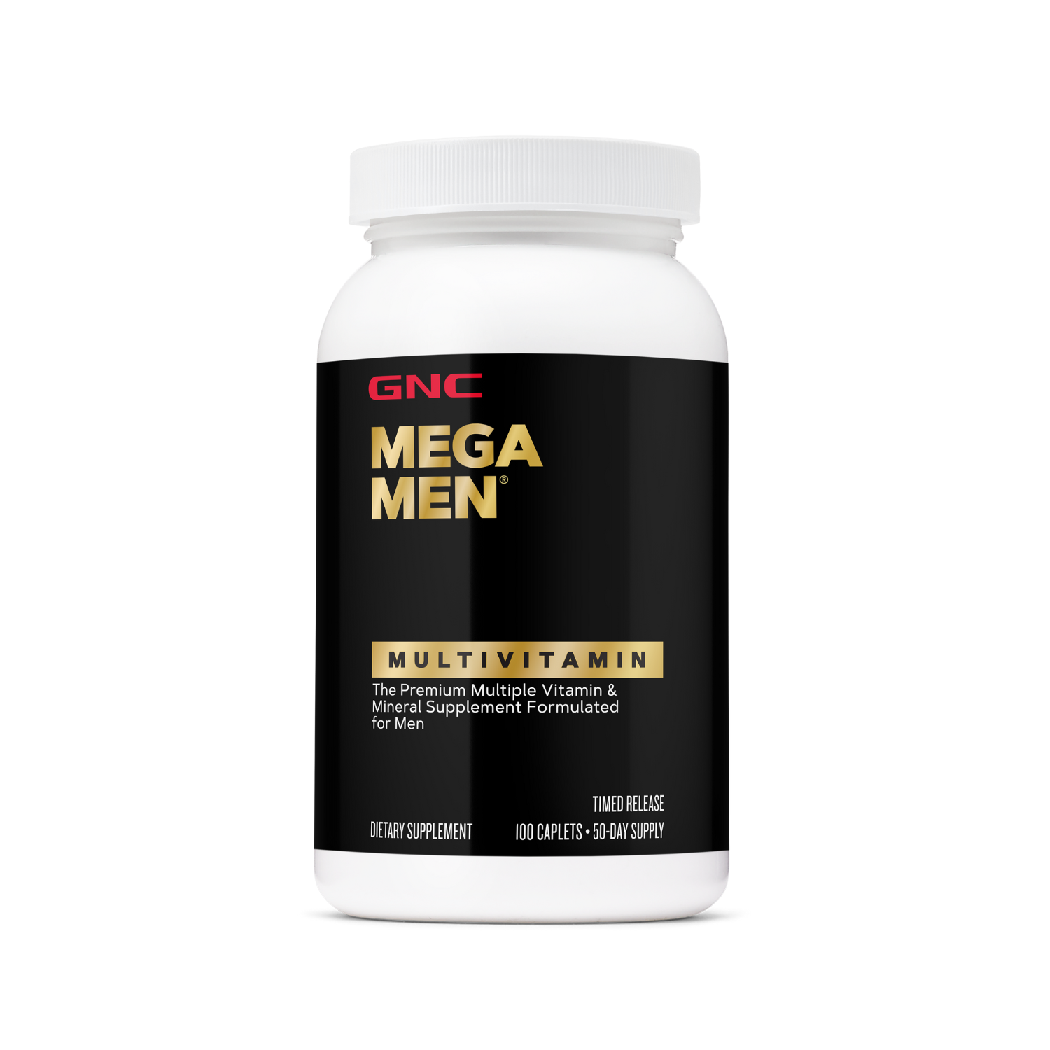 Complex de multivitamine pentru barbati Men's Mega Men, 100 tablete, GNC