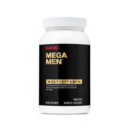 Complex de multivitamine pentru barbati Men's Mega Men, 100 tablete, GNC