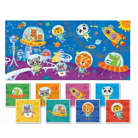 Puzzle pentru copii Spatiul, +2 ani, Ludattica 509951
