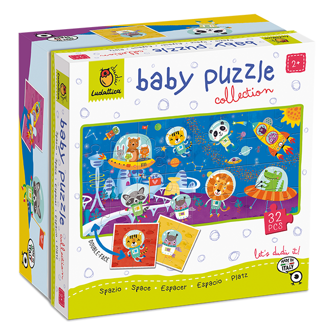 Puzzle pentru copii Spatiul, +2 ani, Ludattica