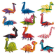 Set origami pentru incepatori, +6 ani, Dinozauri, Ludattica 509971