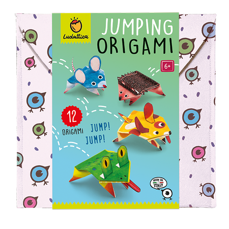 Set origami pentru incepatori Origami saltareti, +5 ani