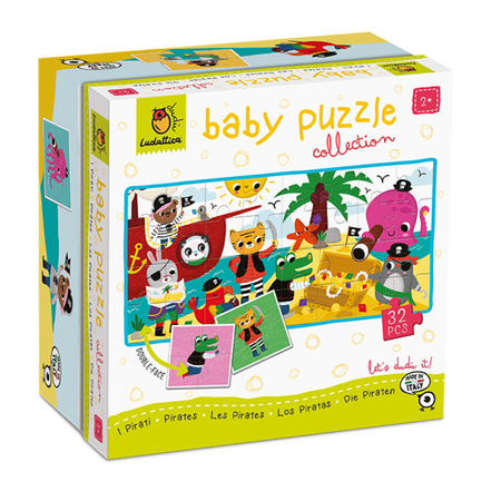 Puzzle pentru copii Piratii, +2 ani, Ludattica
