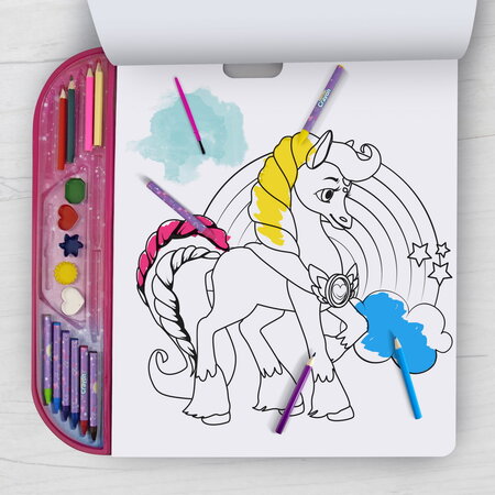 Set pentru desen 5 in 1, Gigablock Unicorn, DIsney 450125