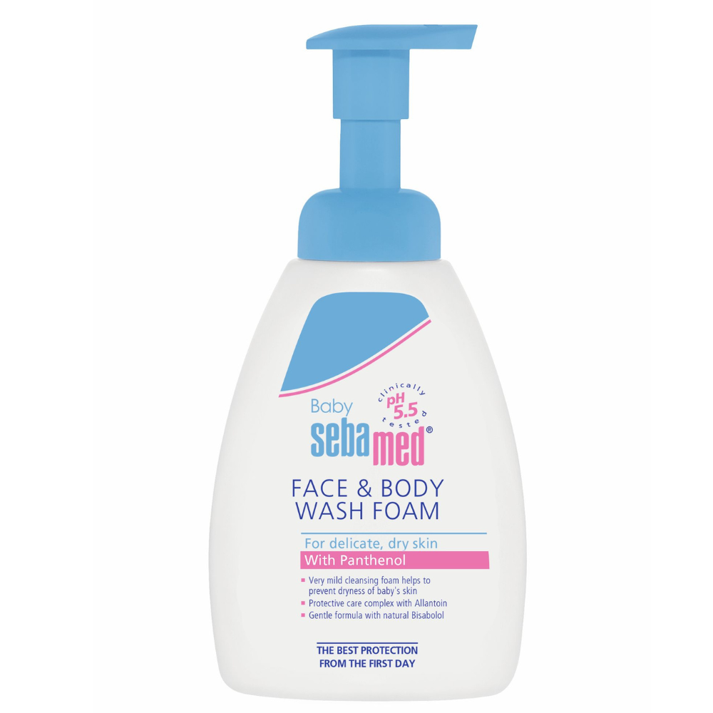 Spuma dermatologica de curatare pentru copii Sebamed Baby, 400 ml, Panthenol, Sebamed