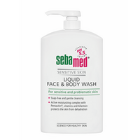 Lichid dermatologic de curatare pentru fata si corp, 1 litru, Sebamed