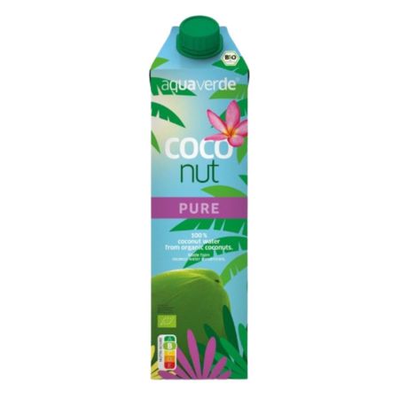 Apa de cocos, 1 litru, Aqua Verde
