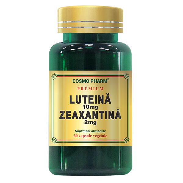 Luteina 10mg Zeaxantina 2mg, 60 capsule, Cosmopharm