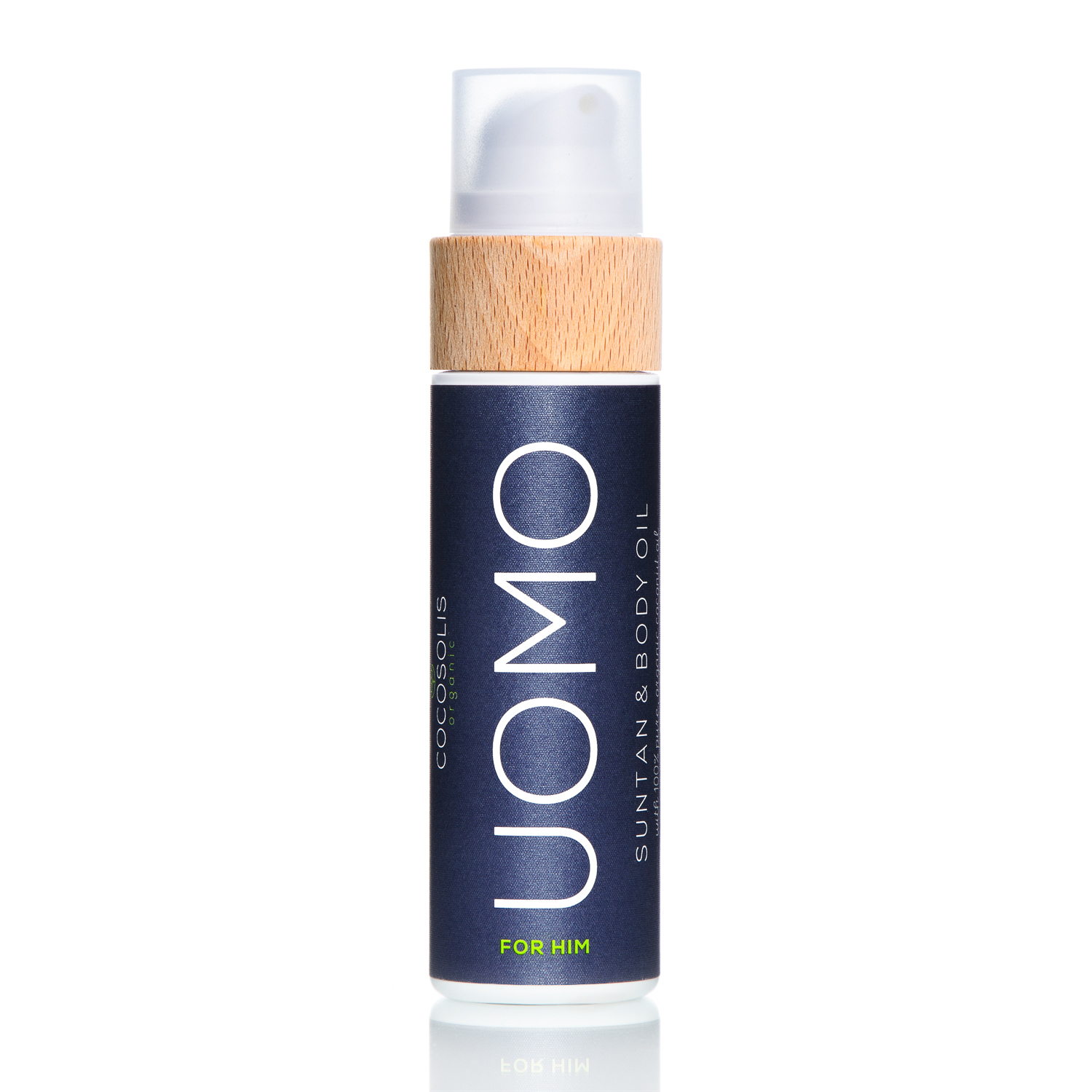 Ulei natural bronzant pentru barbati Uomo, 110 ml, Cocosolis