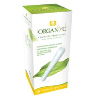 Tampoane din bumbac organic cu aplicator, Regular, 16 bucati, Organyc