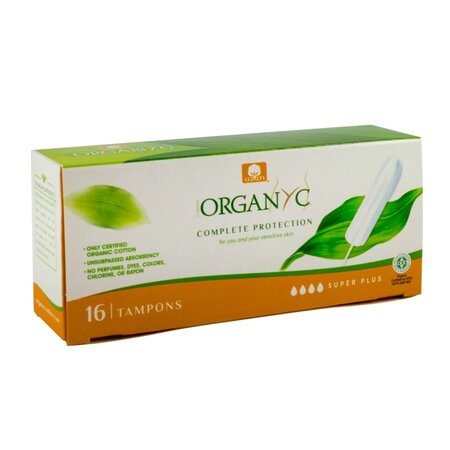 Tampoane super plus din bumbac organic