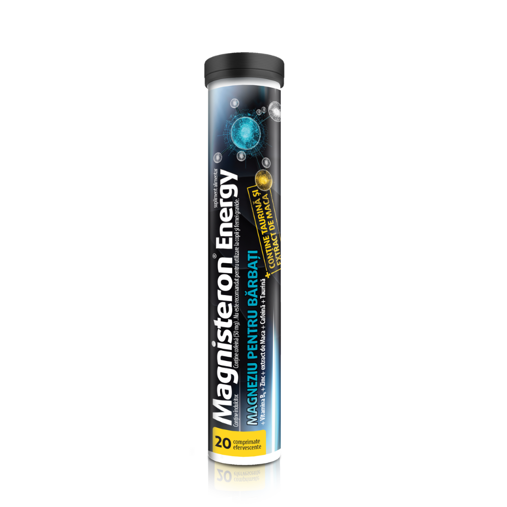 Magnisteron Energy, 20 comprimate efervescente, Aflofarm