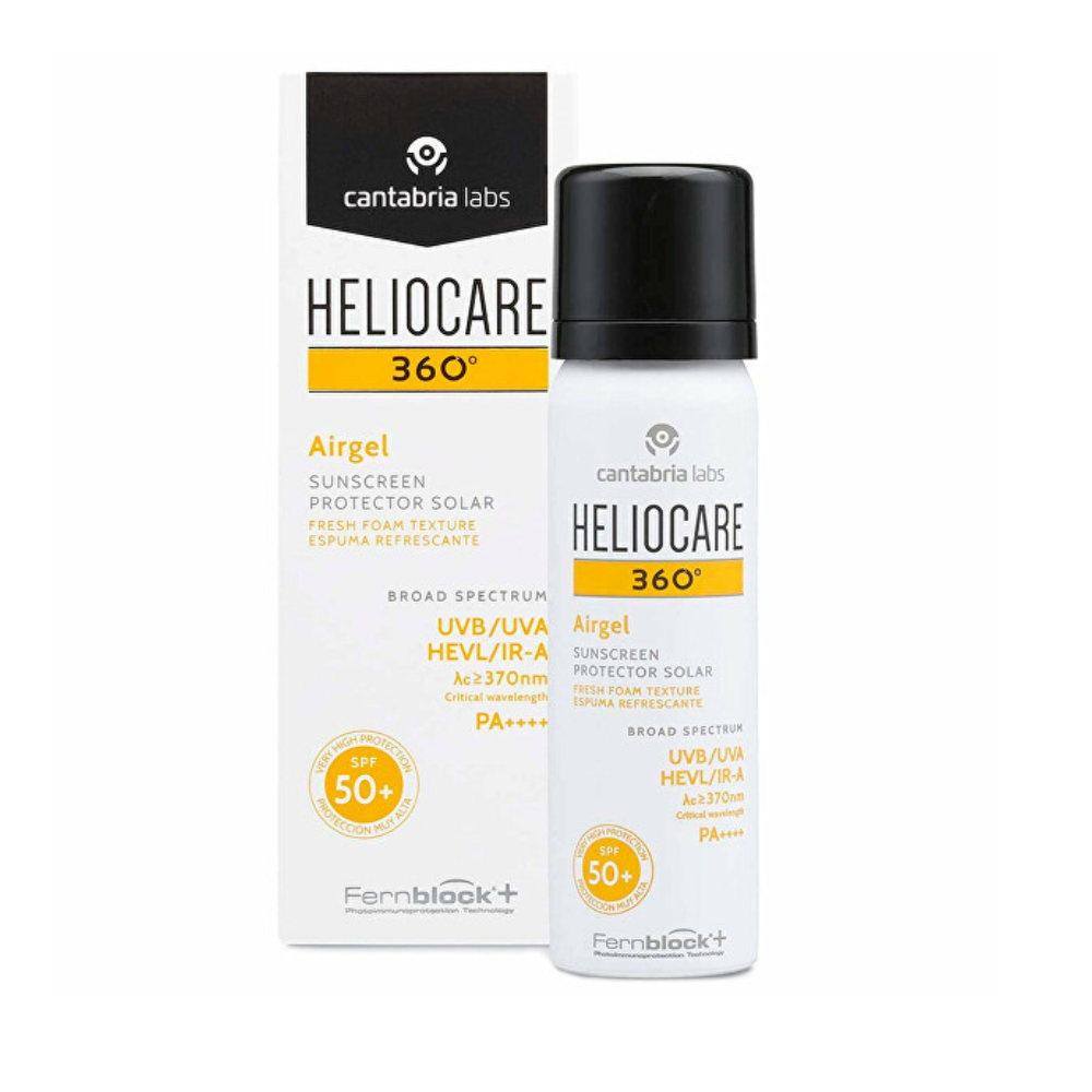 Gel Spuma pentru protectie solara cu SPF 50+ Heliocare 360°, 60 ml, Cantabria Labs