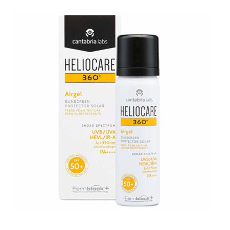 Gel Spuma pentru protectie solara cu SPF 50+ Heliocare 360° Airgel, 60 ml, Cantabria Labs