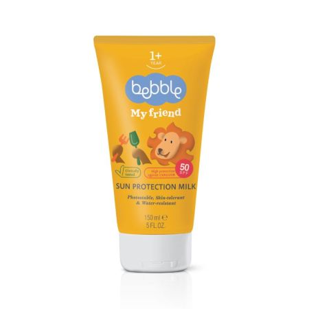 lapte pentru protectie solara cu spf50 bebble