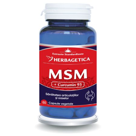 MSM + Cucumin95, 60 capsule, Herbagetica