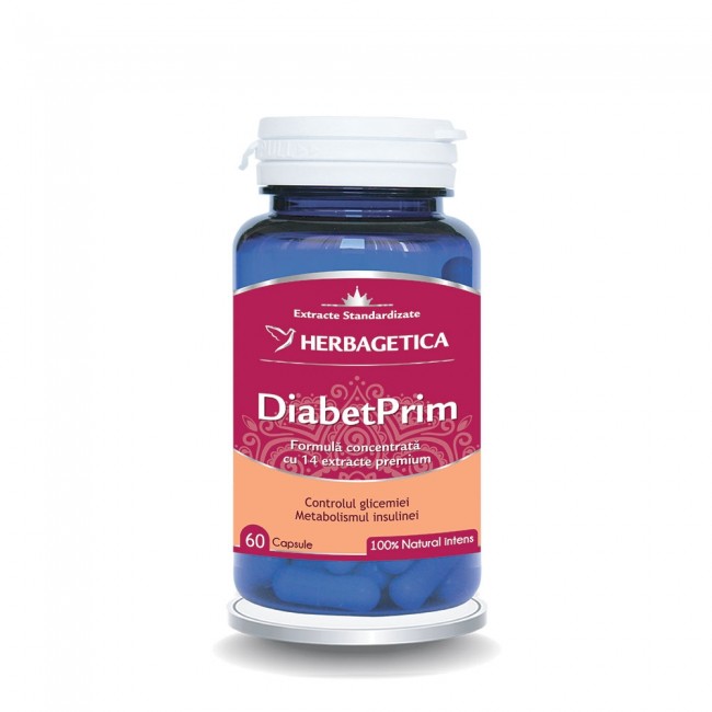 DiabetPrim, 60 capsule, Herbagetica