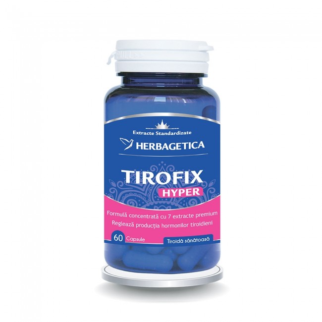 Tirofix Hyper, 60 capsule, Herbagetica